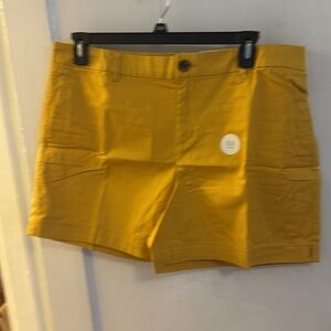 Style & Co Women's Chino Shorts Mid Rise NWT